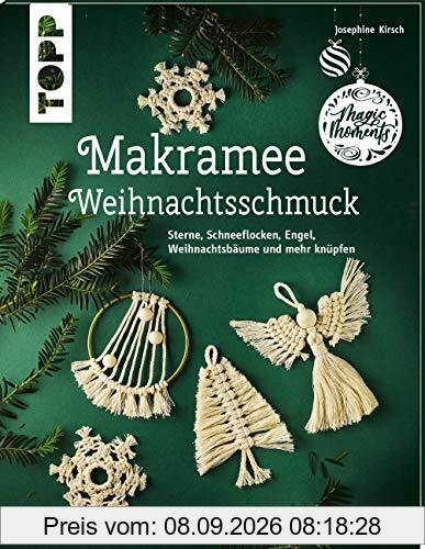 Makramee-Weihnachtsschmuck (kreativ.kompakt): Sterne, Schneeflocken, Engel, Weihnachtsbäume und mehr knüpfen
