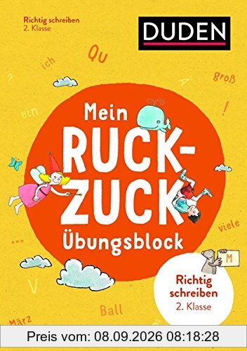 Mein Ruckzuck-Übungsblock Rechtschreibung 2. Klasse