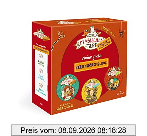 Die Schule der magischen Tiere - Endlich Ferien - Hörspiele: Meine große Ferienhörspielbox: »Rabbat und Ida«, »Silas und Rick«, »Henry und Leander«: 3 CDs
