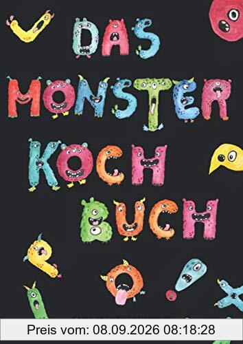 Das MONSTER KOCHBUCH zum Selberschreiben: Rezeptbuch für Kinder. Lieblingsrezepte ins leere Kochbuch selbst schreiben. 120 Rezeptvorlagen mit Register. A4 (KINDER KOCHBUCH zum Selberschreiben)
