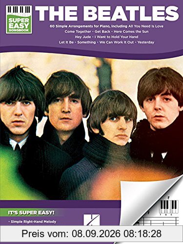 The Beatles: Super Easy Songbook: Songbook für Gitarre, Gesang