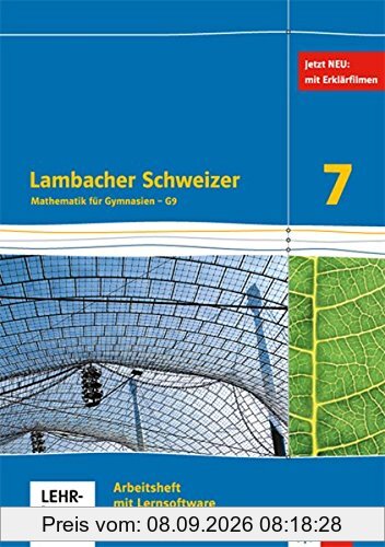 Lambacher Schweizer - Ausgabe für Niedersachsen G9 / Arbeitsheft plus Lösungsheft und Lernsoftware 7. Schuljahr