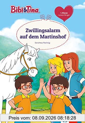Bibi & Tina: Zwillingsalarm auf dem Martinshof, 1. Klasse, ab 6 Jahren (Lesen lernen mit Bibi und Tina)