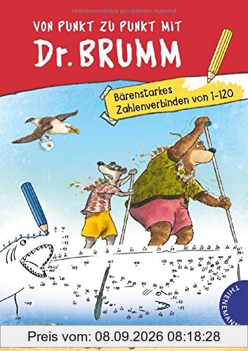 Von Punkt zu Punkt mit Dr. Brumm: Bärenstarkes Zahlenverbinden von 1 - 120