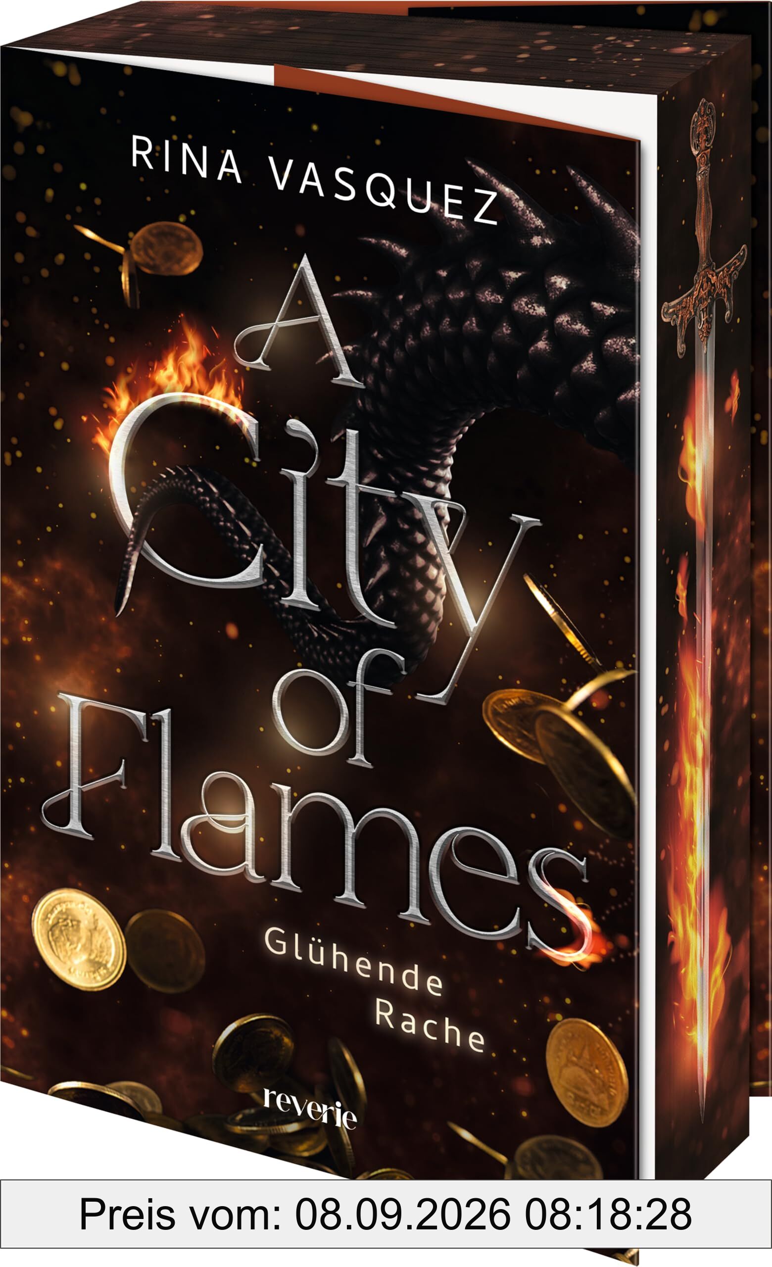 A City of Flames: Glühende Rache | Epische Enemies-to-Lovers-Romantasy | Drachen, Gestaltwandler und spannende Plottwists | Erstauflage mit limitiertem Farbschnitt (Solaris und Crello, Band 1)