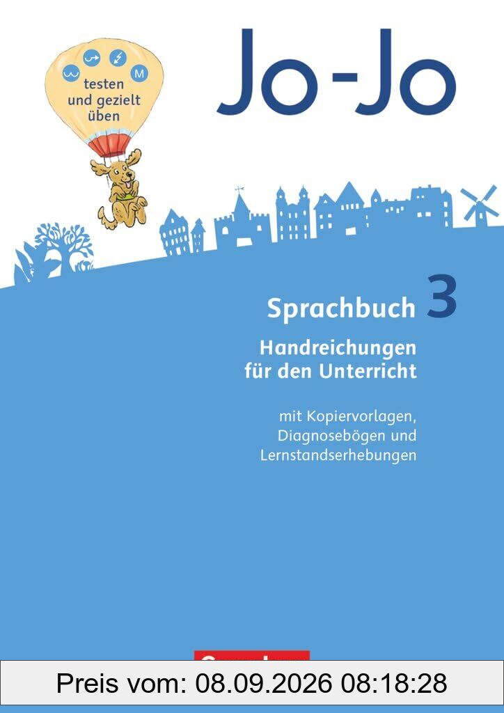 Jo-Jo Sprachbuch|NULL|Allgemeine Ausgabe 2016|3. Schuljahr|NULL|NULL|Handreichungen für den Unterricht|NULL