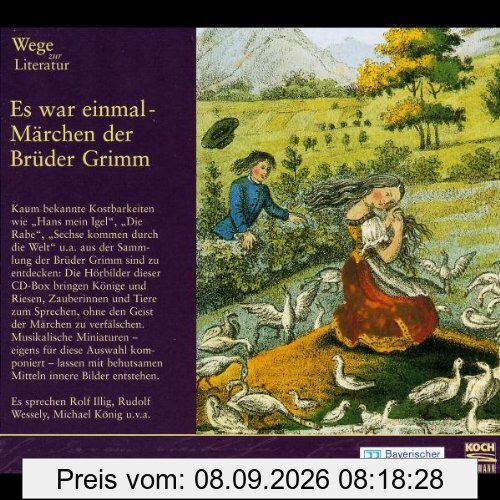 Wege zur Literatur, Audio-CDs, Es war einmal - Märchen der Brüder Grimm, 3 Audio-CDs