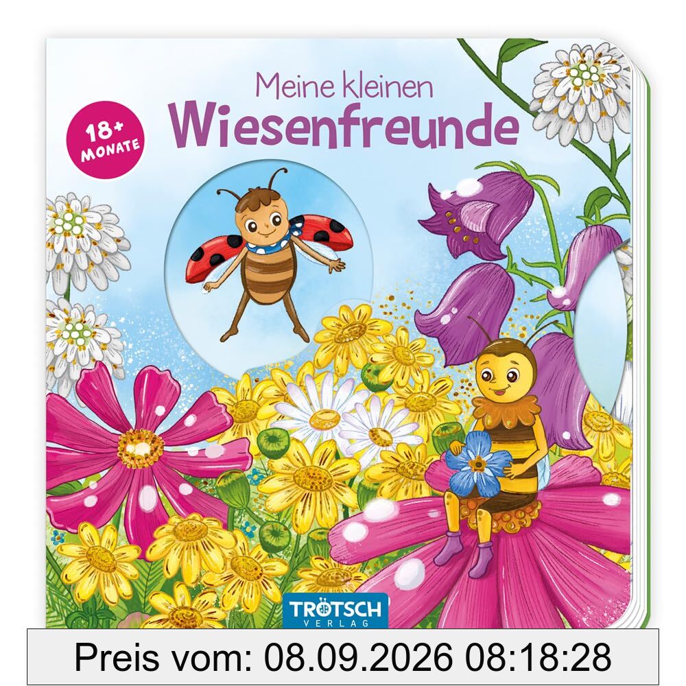 TRÖTSCH - Spielbuch Mein kleines Spielbuch Meine kleinen Wiesenfreunde: Entdeckerbuch Beschäftigungsbuch Spielbuch