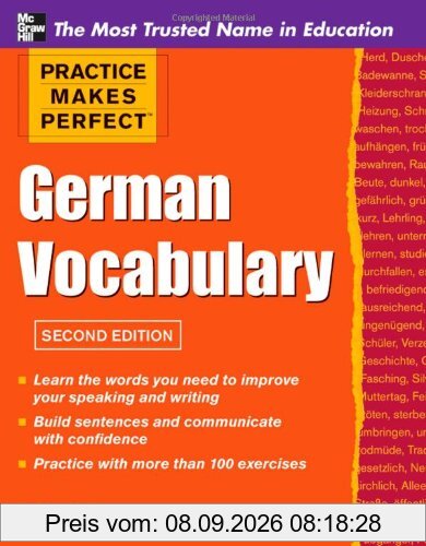 Practice Makes Perfect German Vocabulary (Practice Makes Perfect (McGraw-Hill))