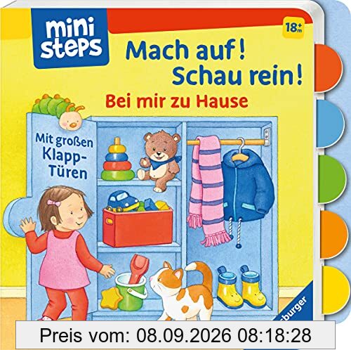 Mach auf! Schau rein! Bei mir zu Hause: Ab 18 Monaten (ministeps Bücher)
