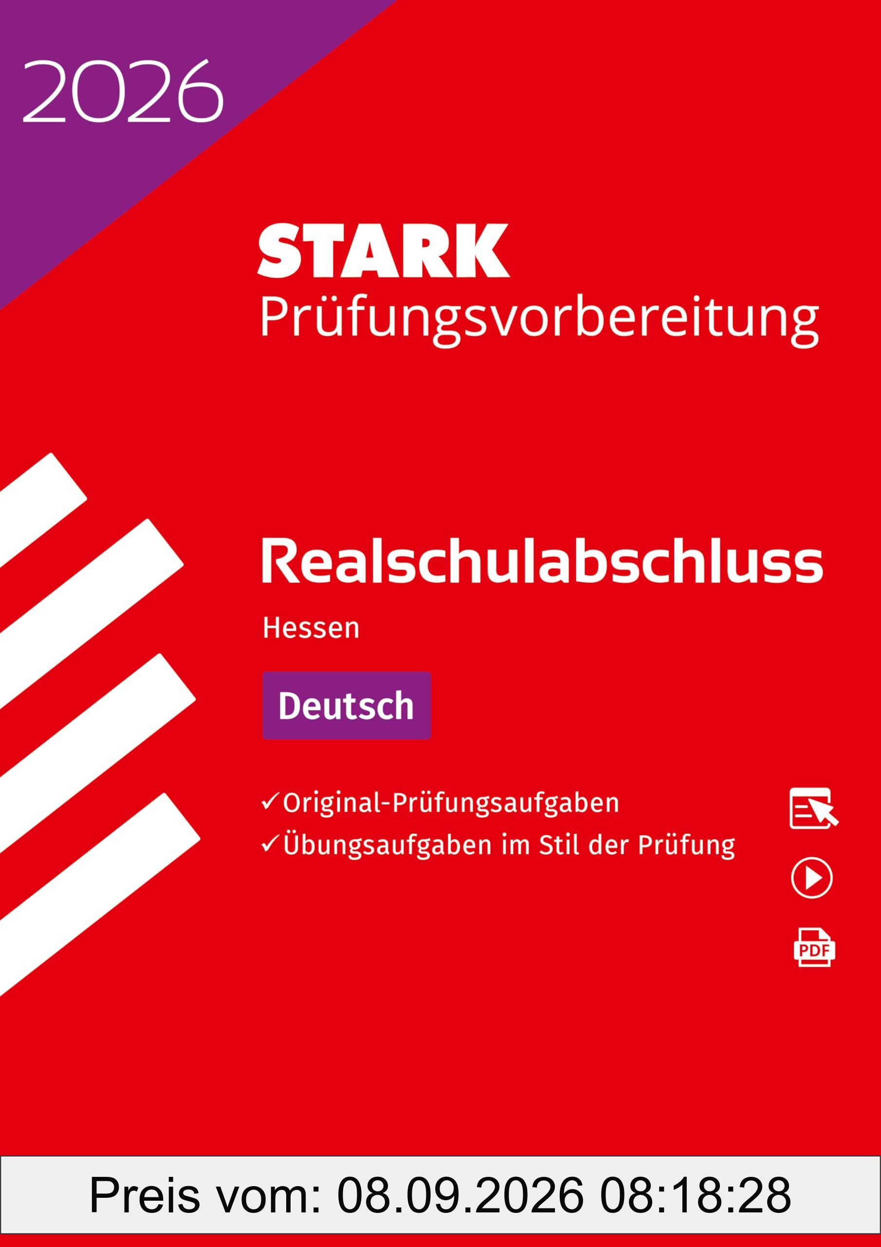 STARK Deutsch - Realschulabschluss 2026 Hessen - Prüfungsvorbereitung (Abschlussprüfungen)