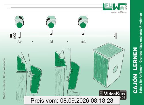 Cajón lernen: Schule für Anfänger - Grundschläge und erste Rhythmen
