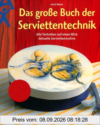 Das große Buch der Serviettentechnik. Alle Techniken auf einen Blick. Aktuelle Serviettenmotive