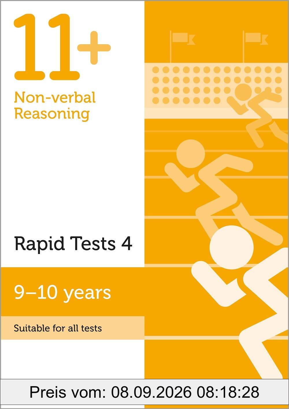 11+ Non-verbal Reasoning Rapid Tests Book 4 for GL and CEM: Year 5, Ages 9-10