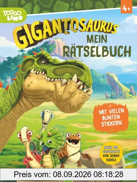Gigantosaurus Mein Rätselbuch: Mit vielen bunten Stickern