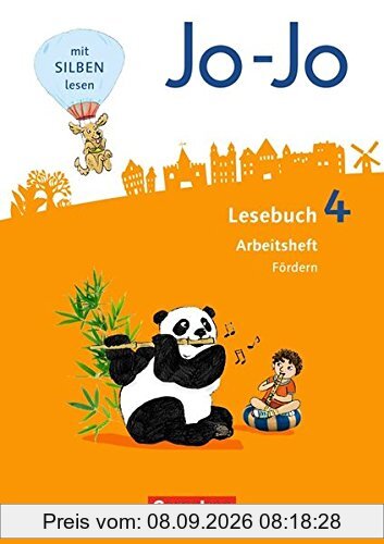 Jo-Jo Lesebuch - Allgemeine Ausgabe - Neubearbeitung 2016: 4. Schuljahr - Arbeitsheft Fördern