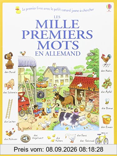 Les mille premiers mots en allemand