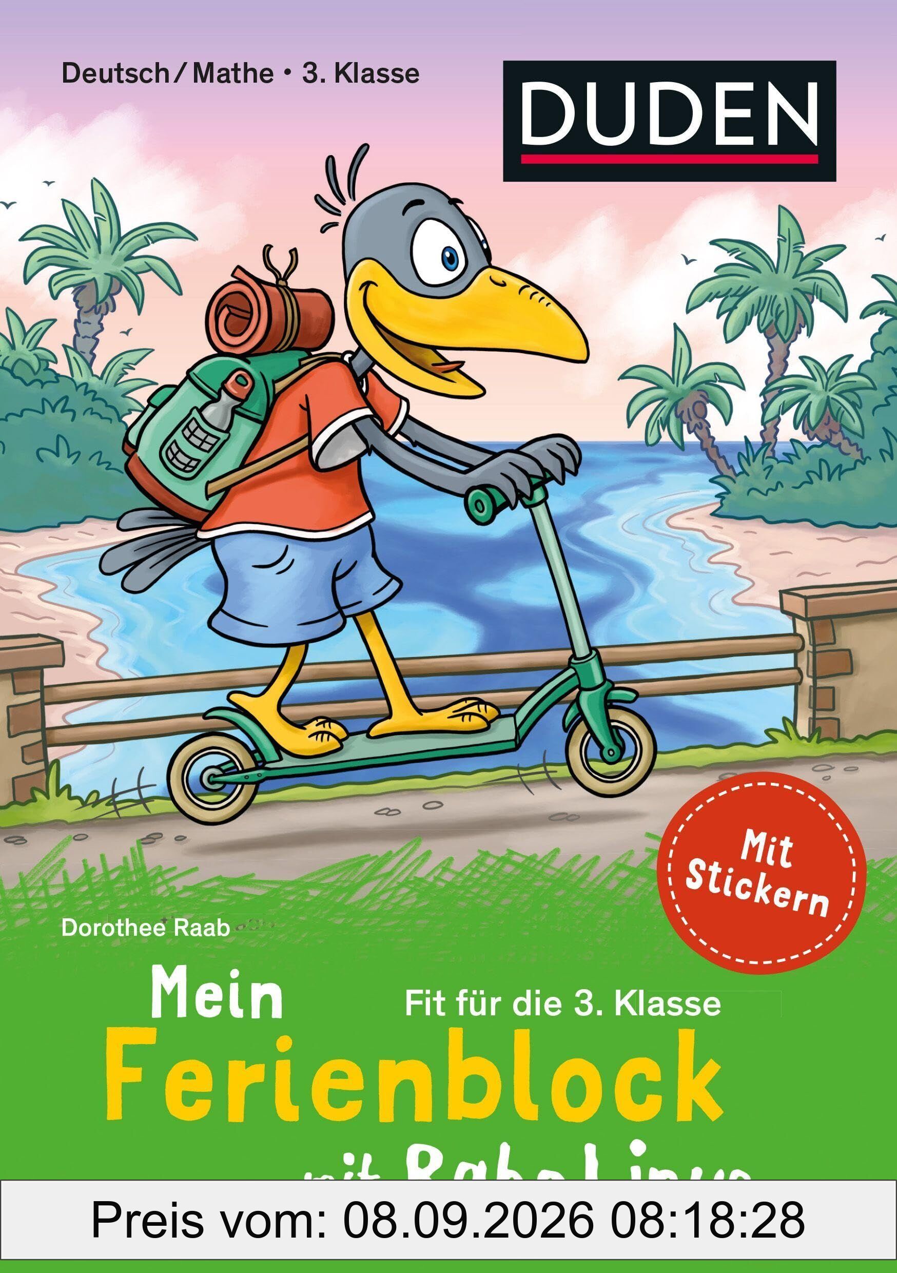 Mein Ferienblock mit Rabe Linus - Fit für die 3. Klasse
