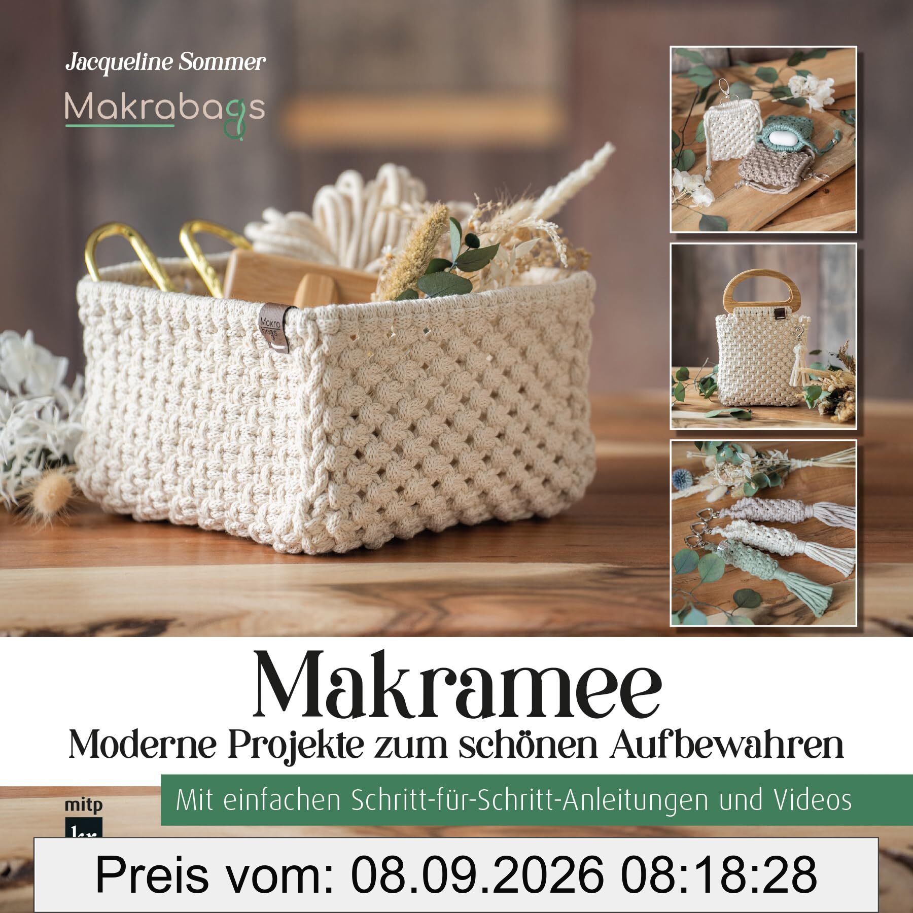 Makramee - Moderne Projekte zum schönen Aufbewahren: Mit einfachen Schritt-für-Schritt-Anleitungen und Videos.von Makrabags (mitp Kreativ)