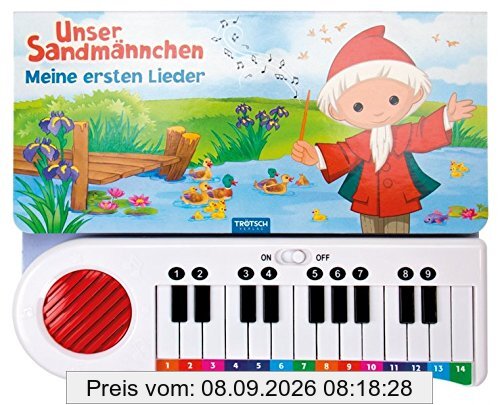 Meine ersten Lieder Unser Sandmännchen: Mit kleinem Mini-Keyboard
