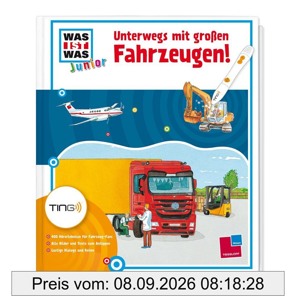 Unterwegs mit großen Fahrzeugen! Ting-Edition was ist was Junior