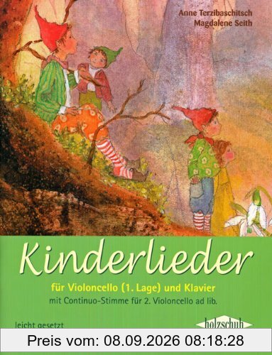 Kinderlieder für Violoncello (1. Lage) und Klavier