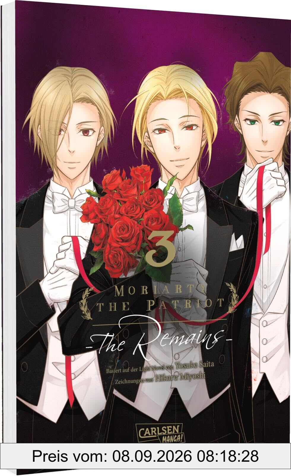 Moriarty the Patriot: The Remains 3: Mystery-Manga über die spannenden Kriminalfälle von Sherlock Holmes' größtem Gegenspieler