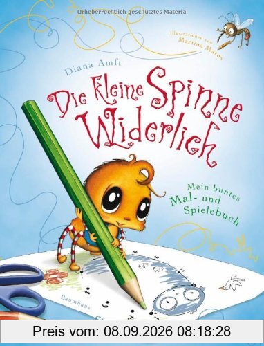 Die kleine Spinne Widerlich - Mein buntes Mal- und Spielebuch