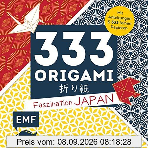 333 Origami – Faszination Japan: Mit Anleitungen und 333 feinen Papieren – von floralen bis traditionellen Mustern