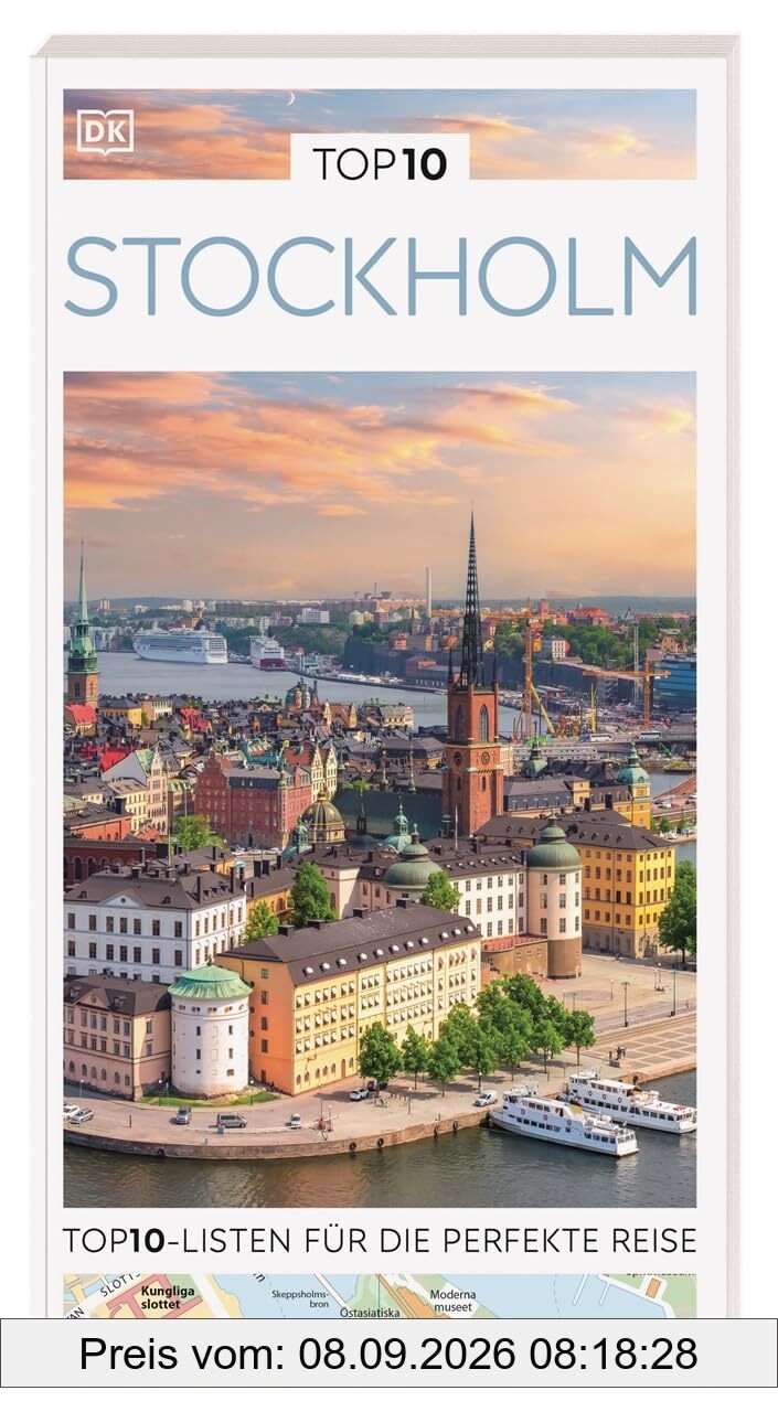 TOP10 Reiseführer Stockholm: TOP10-Listen zu Highlights, Themen und Stadtteilen mit wetterfester Extra-Karte
