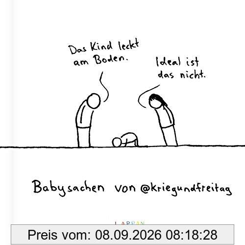Babysachen von @kriegundfreitag: Das Kind leckt am Boden - ideal ist das nicht