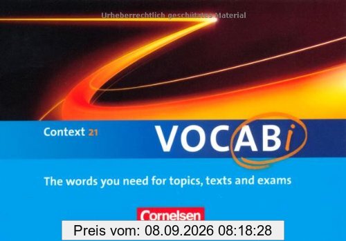 Context 21 - Zu allen Ausgaben: C21 VOCABI: Vokabeltaschenbuch mit Themenwortschatz