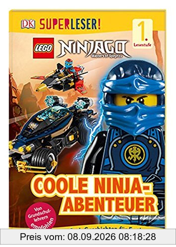 SUPERLESER! LEGO® NINJAGO® Coole Ninja-Abenteuer: 1. Lesestufe Sach-Geschichten für Leseanfänger