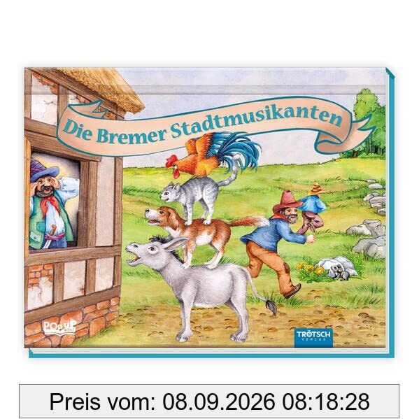Trötsch Märchenbuch Pop-up-Buch Die Bremer Stadtmusikanten: Entedeckerbuch Beschäftigungsbuch