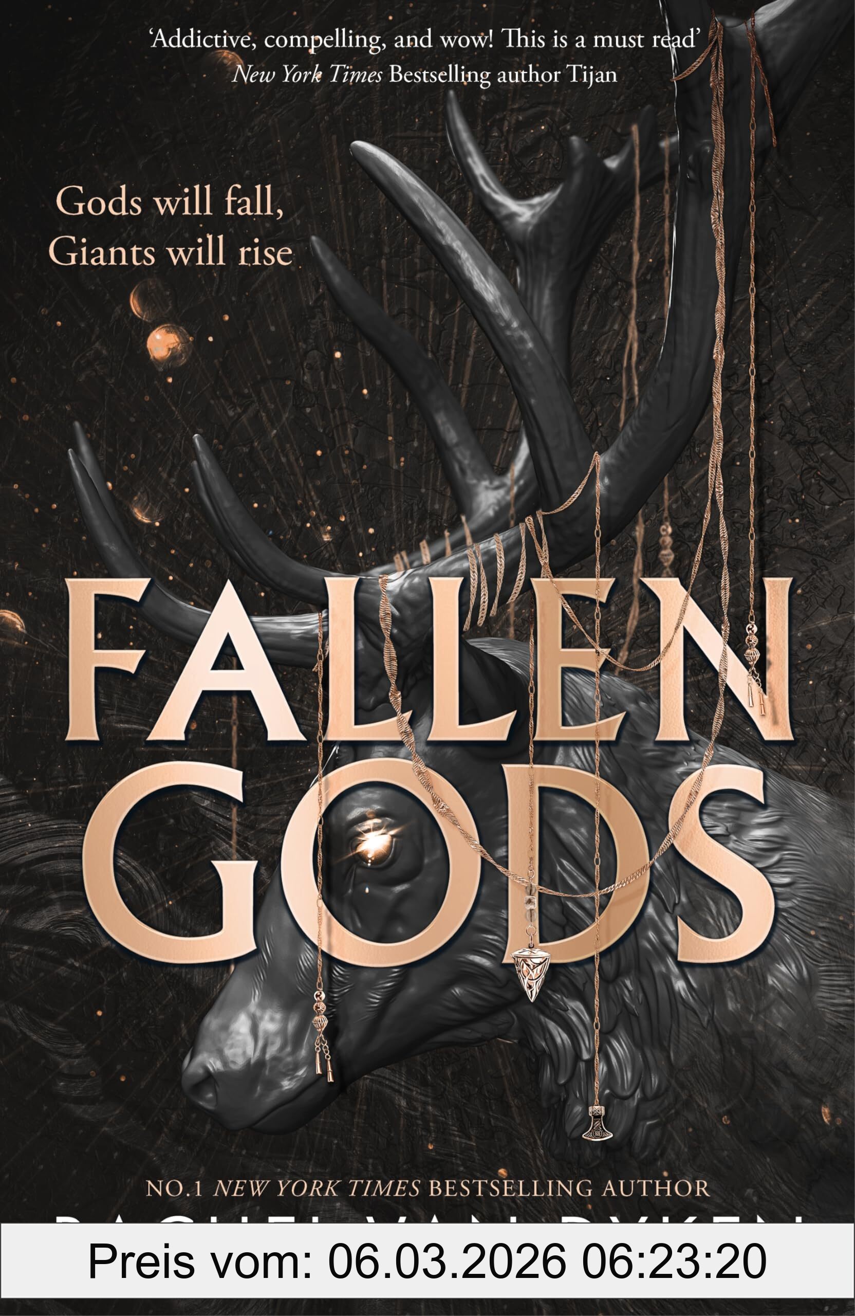 Dyken, Rachel Van Fallen Gods, An Enemies-to-lovers Fantasy Romance Filled With Passion, Spice And Norse Mythology