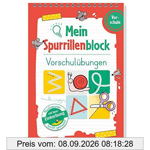 Trötsch Mein Spurrillenblock Vorschulübungen Übungsbuch: Übungsbuch Beschäftigungsbuch Lernbuch