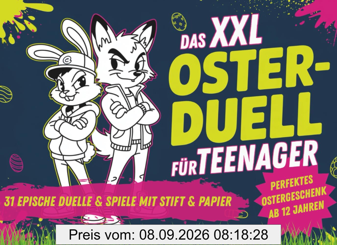 Das XXL Oster-Duellbuch für Teenager: 31 epische Duelle & Spiele mit Stift & Papier – Perfektes Ostergeschenk für Jungen & Mädchen ab 12 Jahren