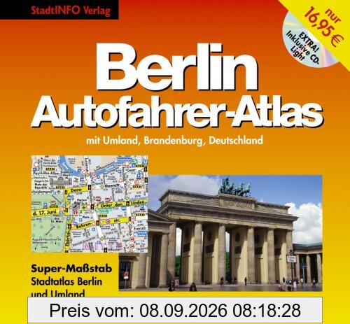 Berlin Autofahrer-Atlas: Mit Umland, Brandenburg, Deutschland