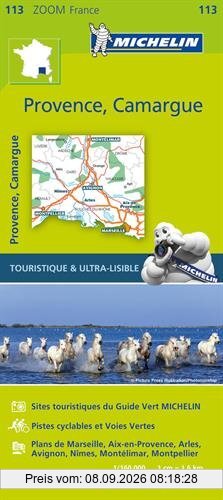 PROVENCE 11113 CARTE ZOOM MICHELIN KAART