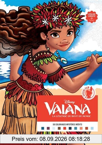 Coloriages mystères Disney - Spécial Film : Vaiana