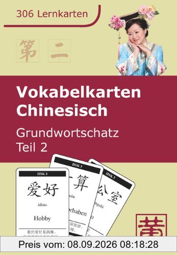 Vokabelkarten Chinesisch: Grundwortschatz, Teil 2
