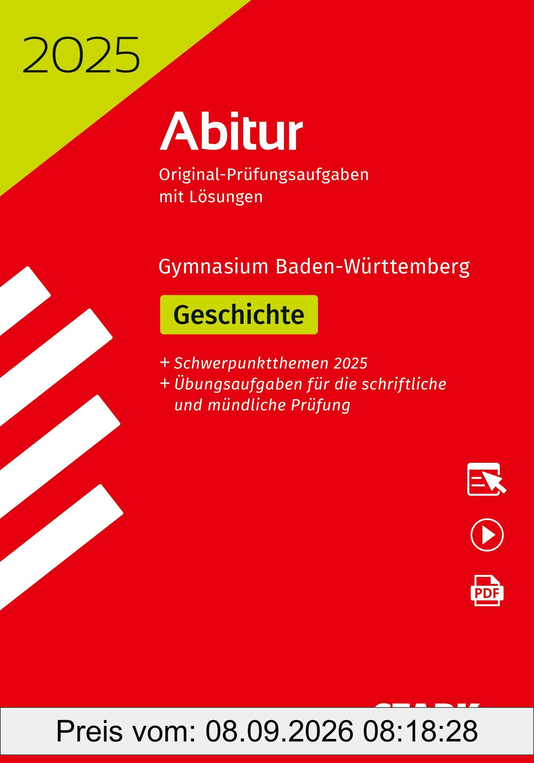 STARK Abiturprüfung BaWü 2025 - Geschichte