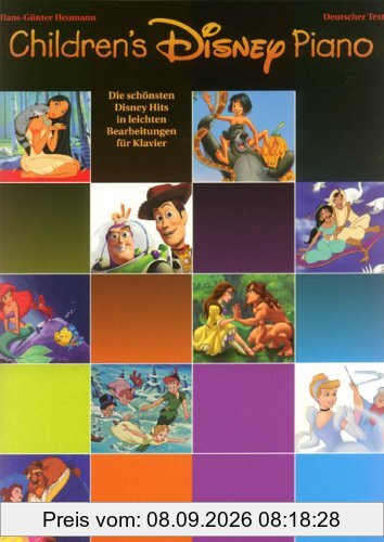 Children's Disney Piano, leichte Bearbeitungen für Klavier