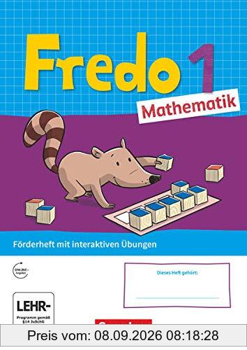Fredo - Mathematik - Ausgabe A - 2021 - 1. Schuljahr: Förderheft mit interaktiven Übungen auf scook.de - Mit Stickerbogen