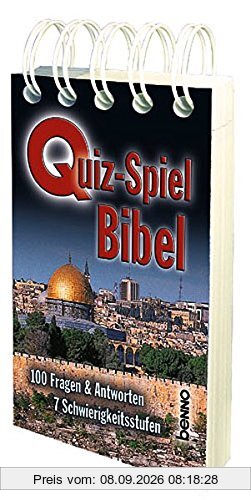 Quiz-Spiel Bibel: 100 Fragen & Antworten, 7 Schwierigkeitsstufen