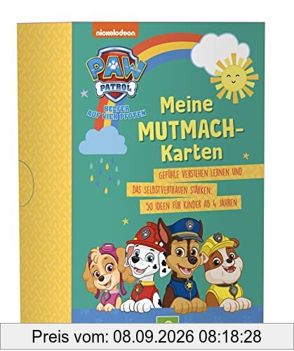 PAW Patrol Meine Mutmach-Karten | Ab 4 Jahren: 50 ermutigende Botschaften für den Umgang mit Gefühlen und ein starkes Selbstvertrauen