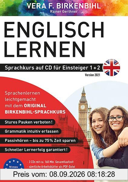 Englisch lernen für Einsteiger 1+2 (ORIGINAL BIRKENBIHL): Sprachkurs auf 2 CDs inkl. Gratis-Schnupper-Abo für den Onlinekurs
