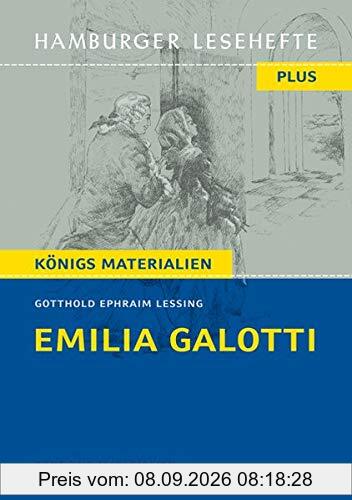 Emilia Galotti: Hamburger Leseheft plus Königs Materialien