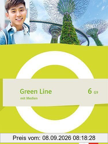Green Line 6 G9: Schulbuch mit Medien (flexibler Einband) Klasse 10 (Green Line. Ausgabe ab 2021)