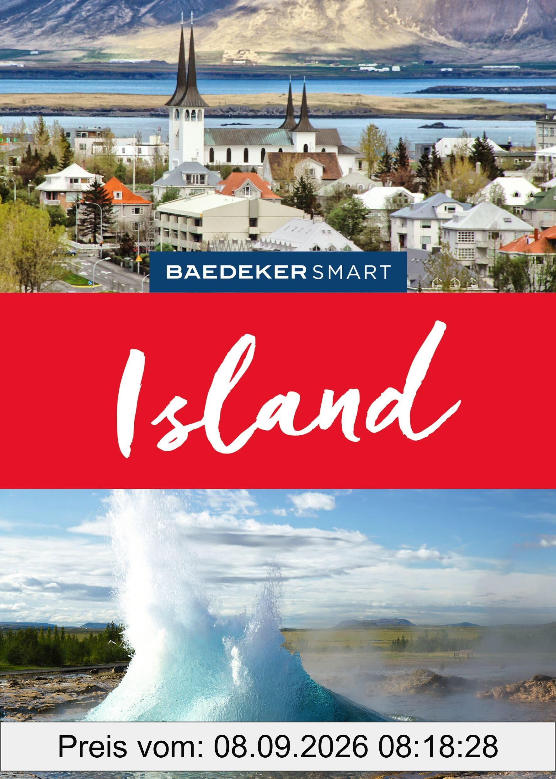 Baedeker SMART Reiseführer Island: Reiseführer mit Spiralbindung inkl. Faltkarte und Reiseatlas